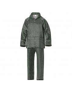 Traje de Agua Impermeable Verde Nylon       Talla 7-L - Imagen 1