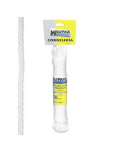 Cuerda Trenzada Plástico Blanca (Madeja 10 m.) - Imagen 1