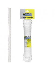 Cuerda Trenzada Plástico Blanca (Madeja 25 m.) - Imagen 1