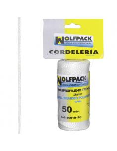 Cuerda Trencilla Polipropileno Blanco (Bobina  50 Metros) - Imagen 1