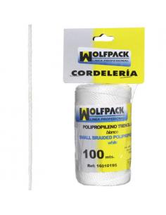 Cuerda Trencilla Polipropileno Blanco (Bobina 100 Metros) - Imagen 1