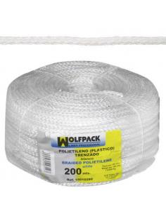 Cuerda Trenzada Plástico Blanca (Bobina 200 m.) - Imagen 1