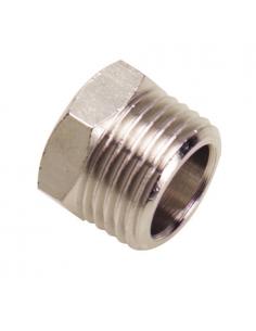 Reductor Tuerca Cilindrica Macho 1/2 - Hembra 3/8  (Blister 2 Piezas) - Imagen 1