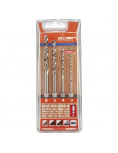 Estuche Brocas Alpen Hexagonal Madera  4 Piezas - Imagen 1