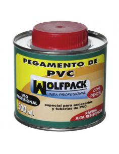 Pegamento Pvc  Wolfpack  Con Pincel 500 ml. - Imagen 1