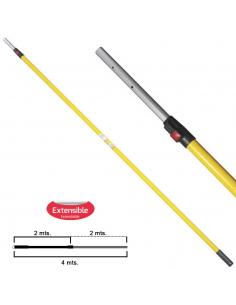 Mango Samurai Extensible Aluminio 2,0+2,0 Metros - Imagen 1