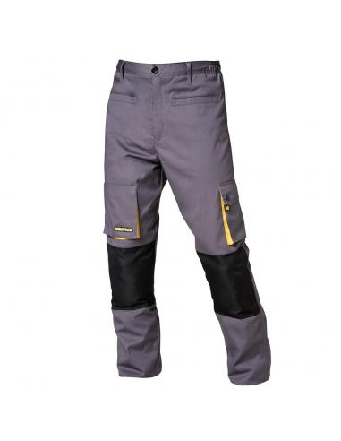 Pantalon de Trabajo Gris/Amarillo Largo Talla 46/48 L - Imagen 1