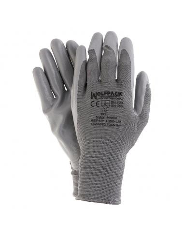 Guantes Nitrilo / Nylon Impregnado 8" (Par) - Imagen 1