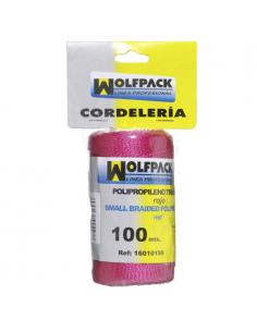 Cuerda Trencilla Polipropileno Roja (Bobina 100 Metros) - Imagen 1