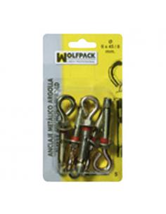 Anclaje Metálico Argolla 6x 45/ 8 mm. (5 Piezas) - Imagen 1