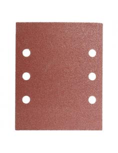 Lija Recambio Con Velcro 114x140 mm. Con Agujeros Grano  80 (10 Piezas) - Imagen 1