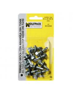Tornillo Broca 5,5x25-8 mm. (10 Piezas) - Imagen 1