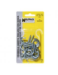Hembrilla Abierta 4,0 / 20 x 80 mm. (15 Piezas) - Imagen 1