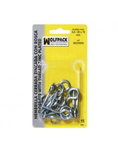 Hembrilla Cerrada 4,0 / 20 x 70 mm. (15 Piezas) - Imagen 1