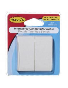 Interruptor / Conmutador Oryx Doble (Mecanismo) - Imagen 1