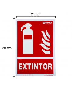 Cartel Extintor 30x21 cm. - Imagen 1