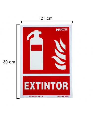 Cartel Extintor 30x21 cm. - Imagen 1