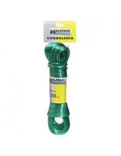 Cuerda Plastificada Cable Acero Ø 3,0 mm. (Madeja 15 m.) - Imagen 1