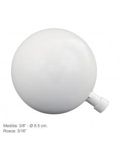 Boya Plastico 3/8" x  8,5 Ø cm. Rosca 3/16" - Imagen 1