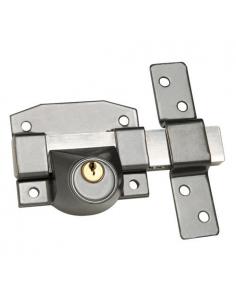 Cerrojo b-9 llave solo pasador de 140mm cilindro redondo de 40mm - Imagen 1