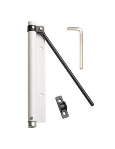 Muelle Puerta Wolfpack Aluminio Anodizado Blanco (Blister 1 Pieza) - Imagen 1