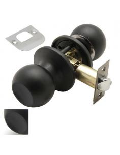 Pomo Puerta Wolfpack Sencillo Negro Para Pasillo - Imagen 1