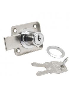 Cerradura Mueble Para Armario 362/20 mm. Cromada - Imagen 1
