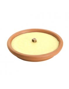 Vela Antimosquitos Citronela Recipiente Terracota 14 cm. / 120 Gramos - Imagen 1