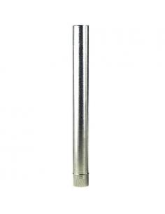 Wolfpack Tubo Estufa Acero Galvanizado Ø 100 mm, Ideal Estufas de Leña, Chimenea, Alta resistencia, Conducto Humos - Imagen 1