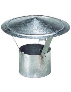 Wolfpack Sombrero Galvanizado para Estufa, Chimenea, Extracción de Humos, Para tubo Ø 120 mm. - Imagen 1