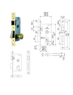 Cerradura Tesa 2000-hl/40 - Imagen 1