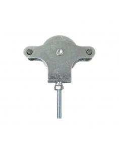 Polea Tendedero Wolfpack Zincado 40 mm. Roldana Metal con Tornillo - Imagen 1