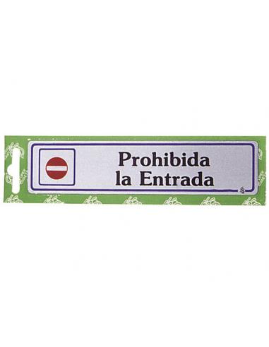 Rotulo "Prohibida La Entrada" - Imagen 1