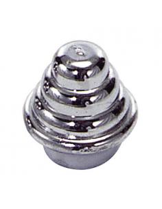 Terminal Barra Exterior Tubo 12mm Cromo - Imagen 1