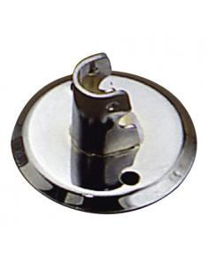 Soporte Barra 12 mm.Ø Cromo Lateral Redondo - Imagen 1