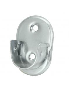 Soporte Lateral Oval Zincado Lateral Ø 19 mm. - Imagen 1