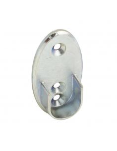 Soporte Lateral Oval Zincado Lateral Ø 16 mm. - Imagen 1