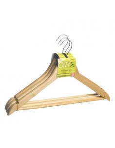 Percha Oryx Madera Curva 450 mm. (Pack 3 Piezas) - Imagen 1