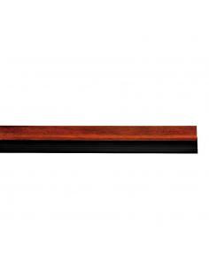 Burlete Puerta Pvc Sapelli Con Goma 1 Metro - Imagen 1