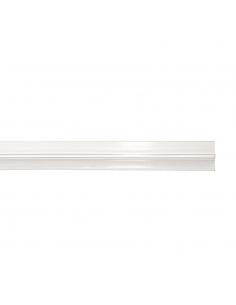 Burlete Puerta Pvc Transparente Con Goma 1 Metro - Imagen 1