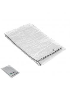 Lona Impermeable Reforzada 4x6 metros Con Ojetes Metálicos, Lona de Protección Duradera, Color Blanco - Imagen 1