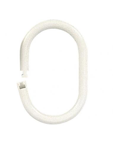 Anilla Baño Oval 18 mm. (Bolsa 100 Unidades) Blanca - Imagen 1
