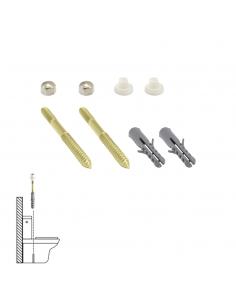 Kit Sanitario Fija Wc  5x75 mm. Bicromatado (2 Piezas) - Imagen 1