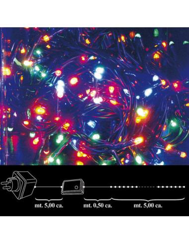 Luces Navidad 100 Leds Color Interior / Exterior Ip44 - Imagen 1