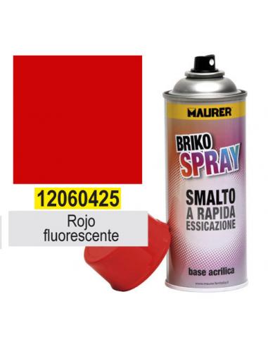Spray Pintura Rojo Fluorescente 400 ml. - Imagen 1
