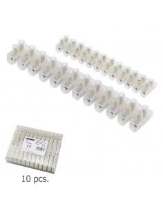 Regleta 12 Fichas Empalme  2 A. - 2,5 mm² (Paquete 10 Regletas) - Imagen 1