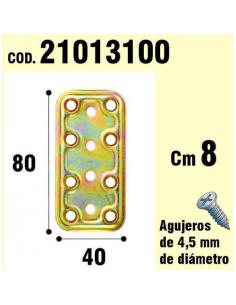 Soporte Para Madera Placa Bicromatada 40x80 mm. - Imagen 1