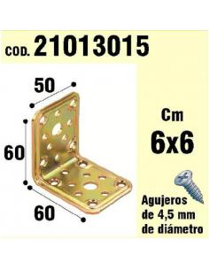 Soporte Para Madera Ángulo   50x 60x 60 mm. - Imagen 1