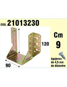 Soporte Para Madera Alas Exteriores bicromatado  90 mm. - Imagen 1