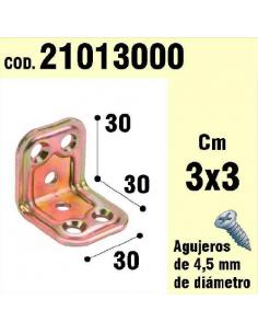 Soporte Para Madera Ángulo   30 x 30 x 30 mm. - Imagen 1